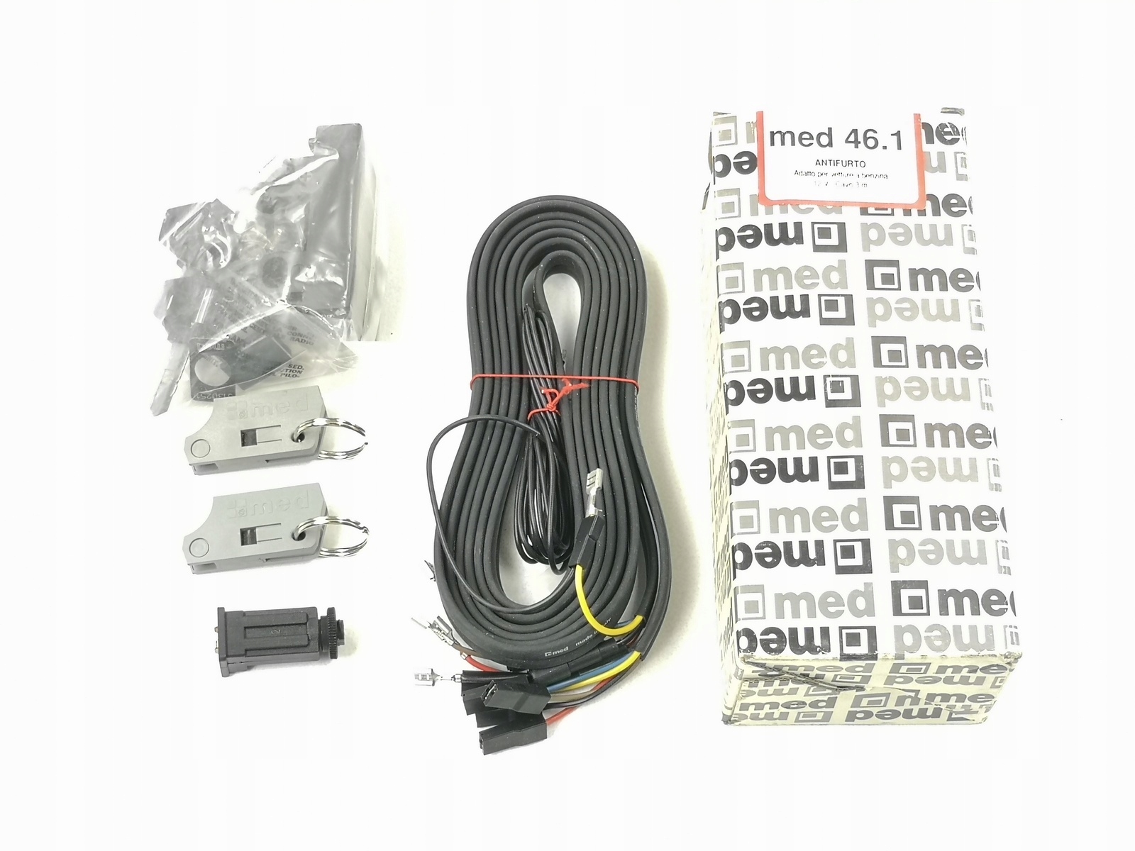 Sada Protikrádežového Modulu Pre Historické Autá Med 46 12V