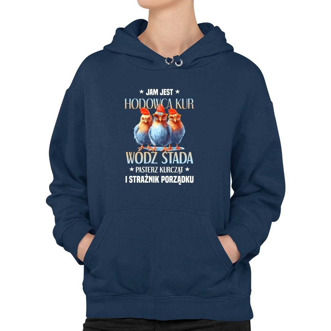 Já jsem chovatel slepic, náčelník stáda mikina dárek pro chovatele slepic XXL