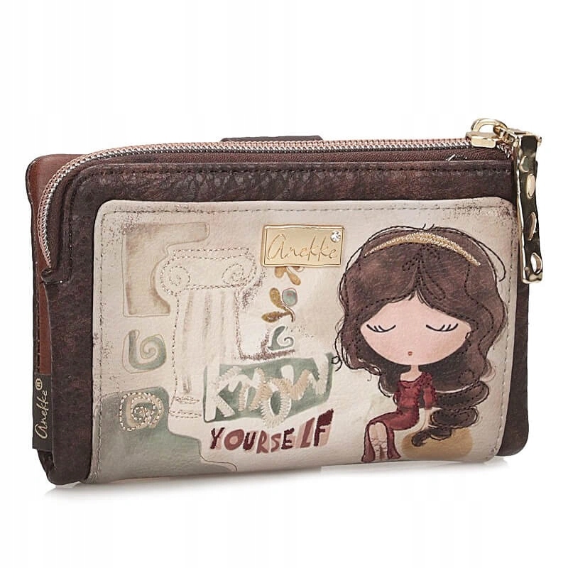Dámská peněženka Anekke 42709-912 Billetero Wallet Muse na zip a zip
