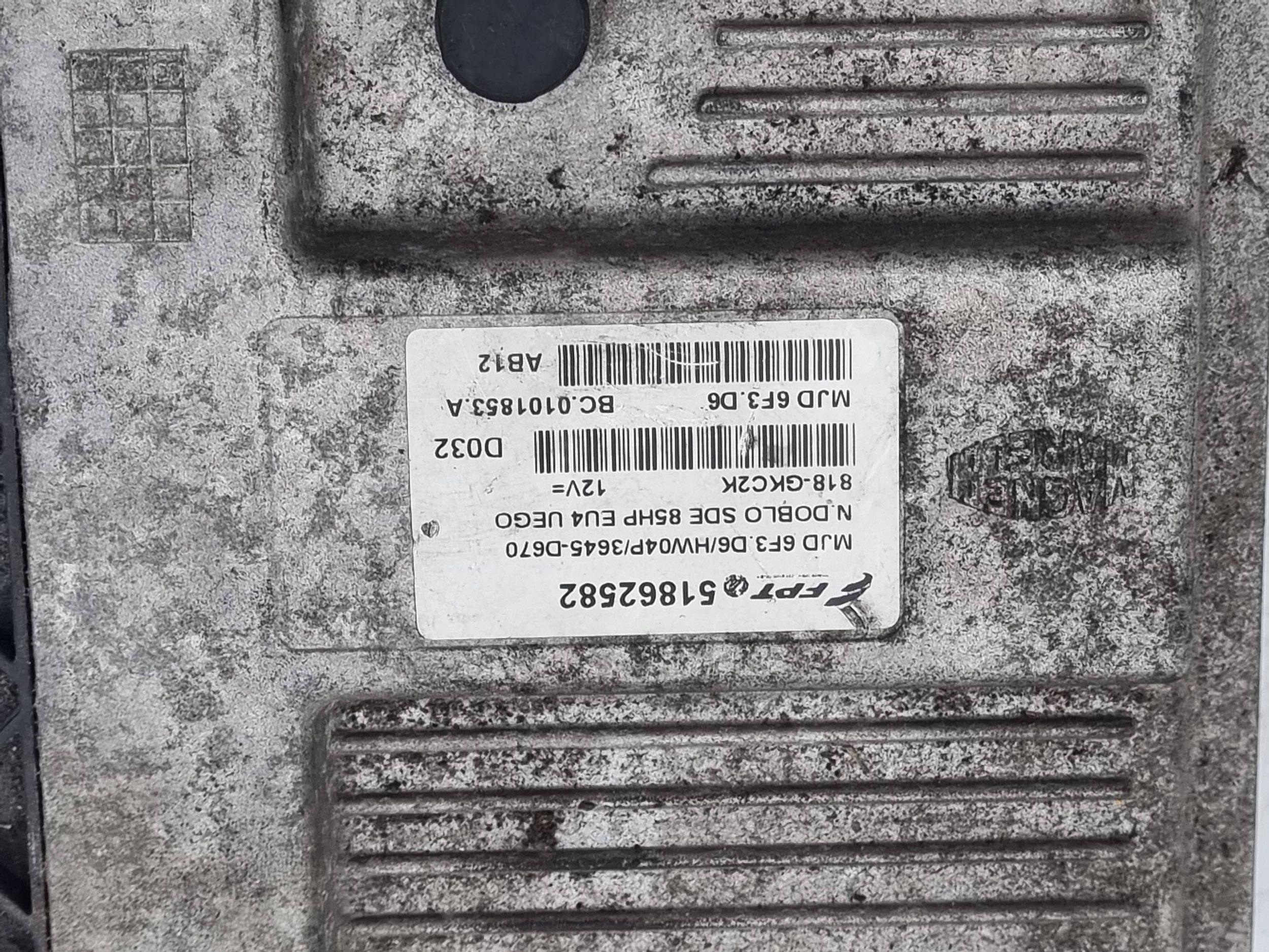 control unit module ECU Fiat Doblo II 1.3 JTD 51862582 MJD6F3D6