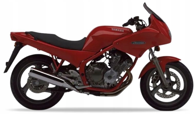 Samolepky Juula Pro Yamaha Xj 600 S Diversion 1992-1993 Živě Červené