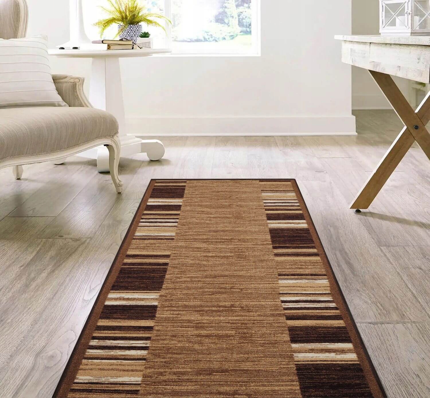 CHODNIK DO PRZEDPOKOJU NA METRY PODGUMOWANY CHODNIKI ANTYPOŚLIZGOWE 67CM Długość 10 cm