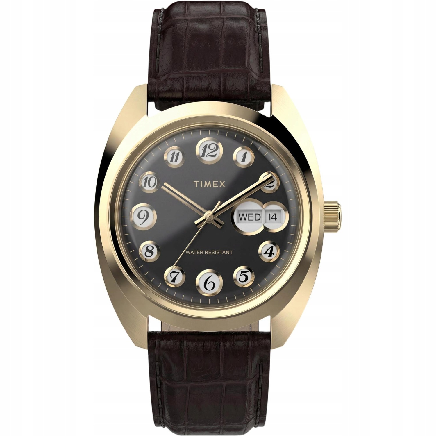 Pánské Hodinky Timex TW2Y82100, hnědý řemínek