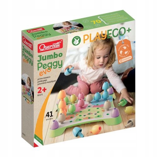Quercetti Playbio Jumbo Peggy pudełko kartonowe Quercetti
