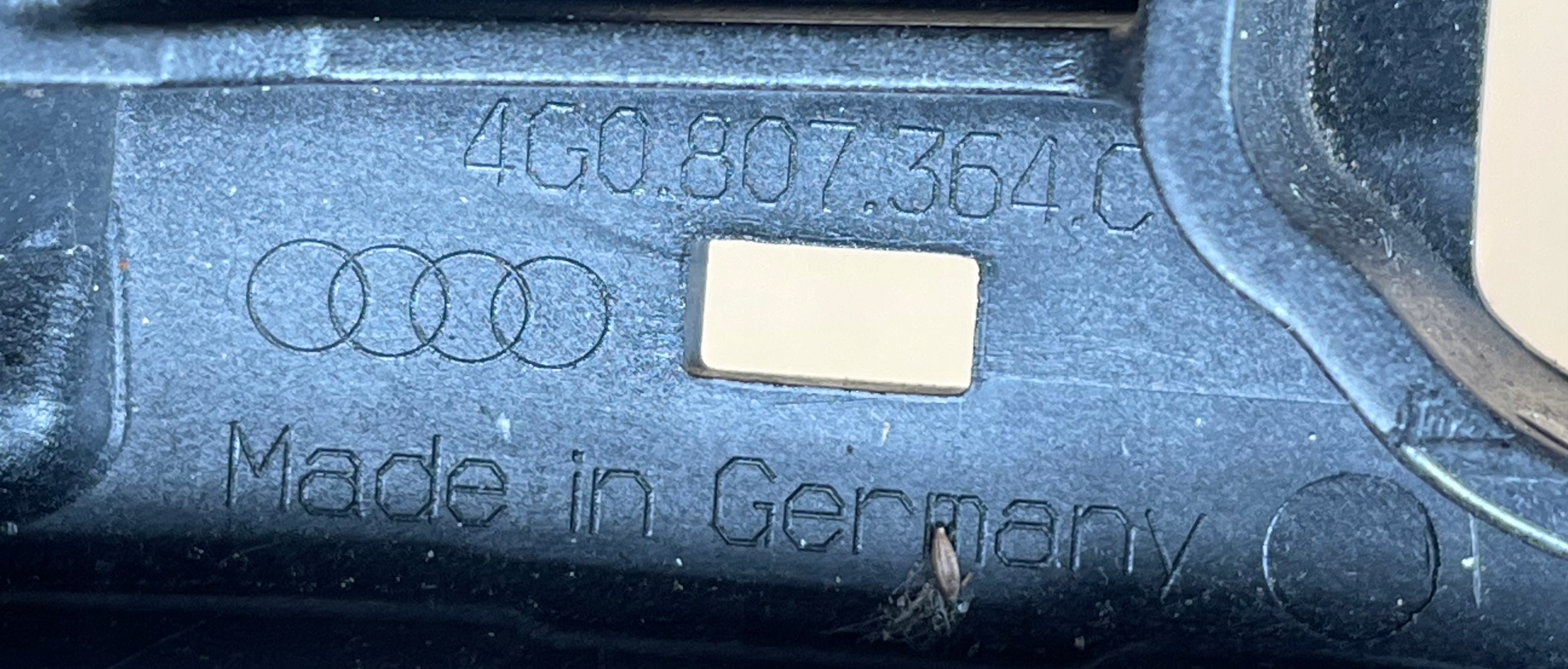 AUDI A6 C7 4G0 Support Support plaque de l’échappement Droit 4G0807364C