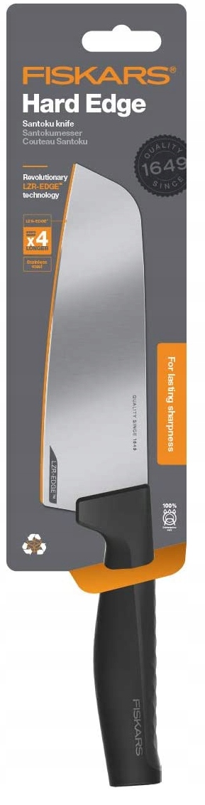 

Fiskars Nóż Santoku Tasak Hard Edge