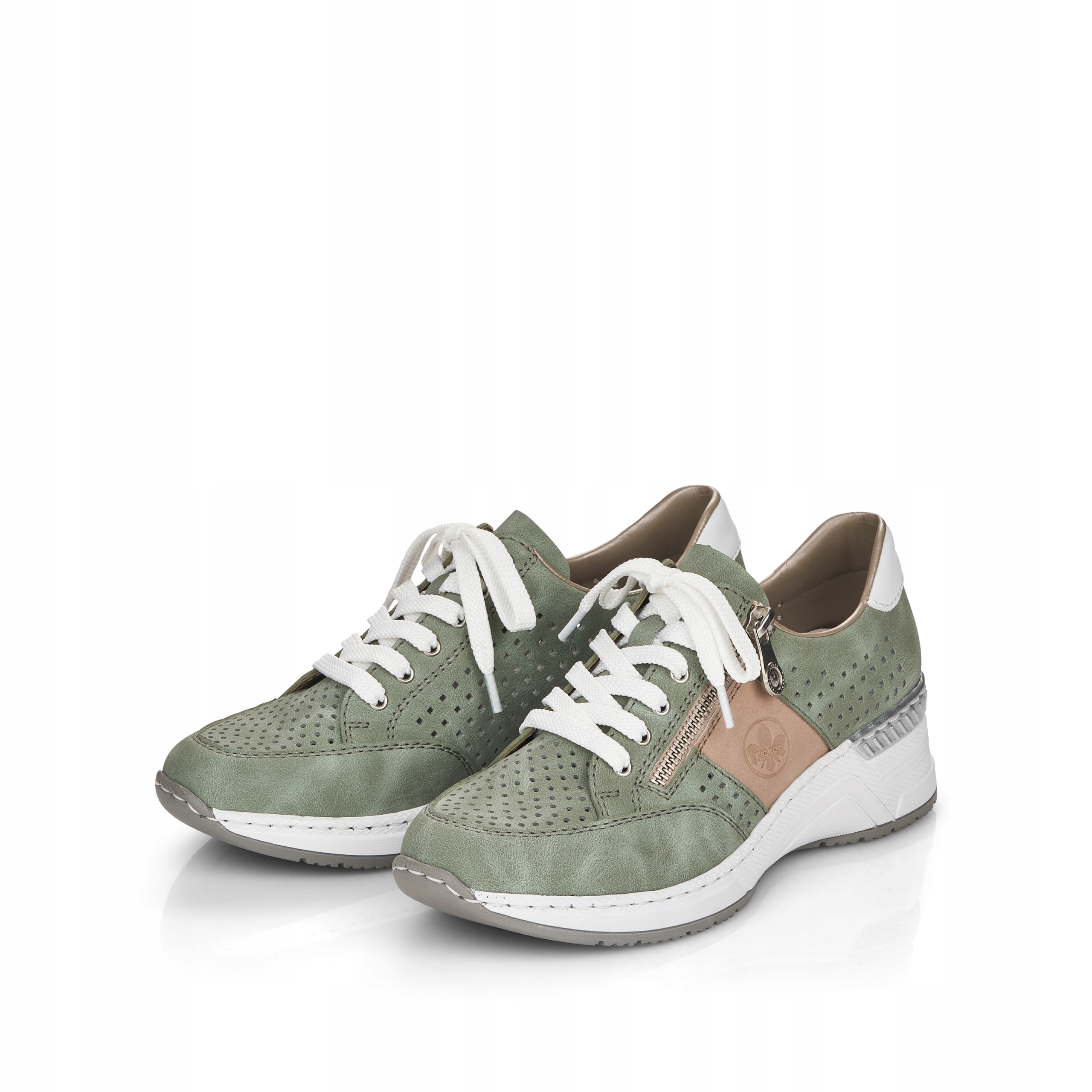 

Rieker Sneakersy, buty, półbuty zielone N4327