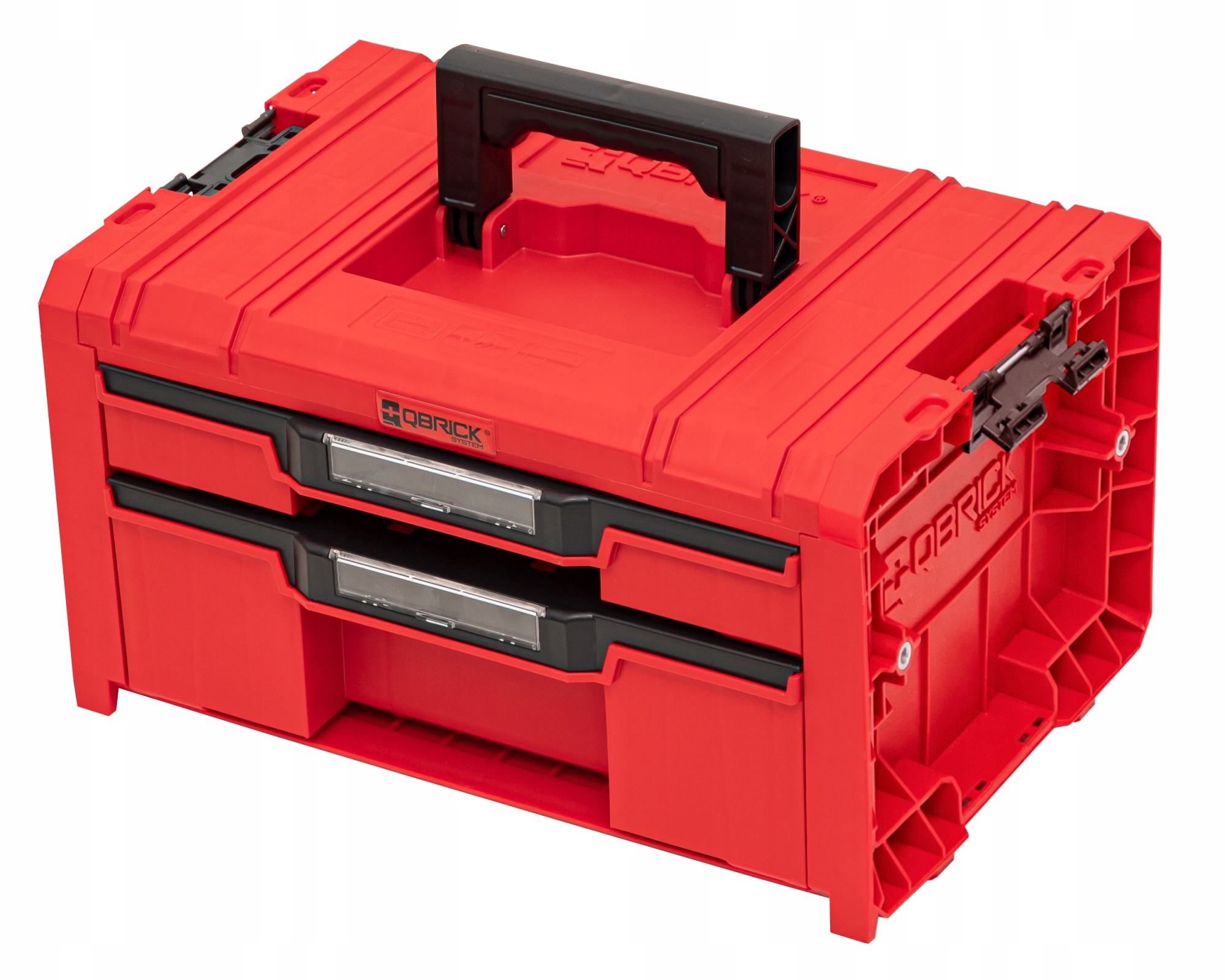 Box s zásuvkami Qbrick System Pro 2.0 Drawer 2 Toolbox Expert Red