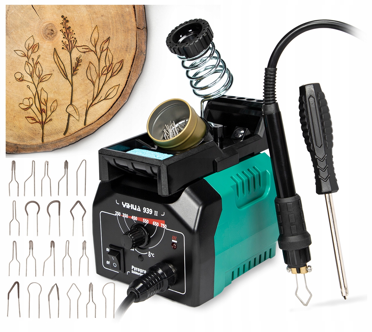 

Pirograf Wypalarka do drewna Yihua 939-II końcówki