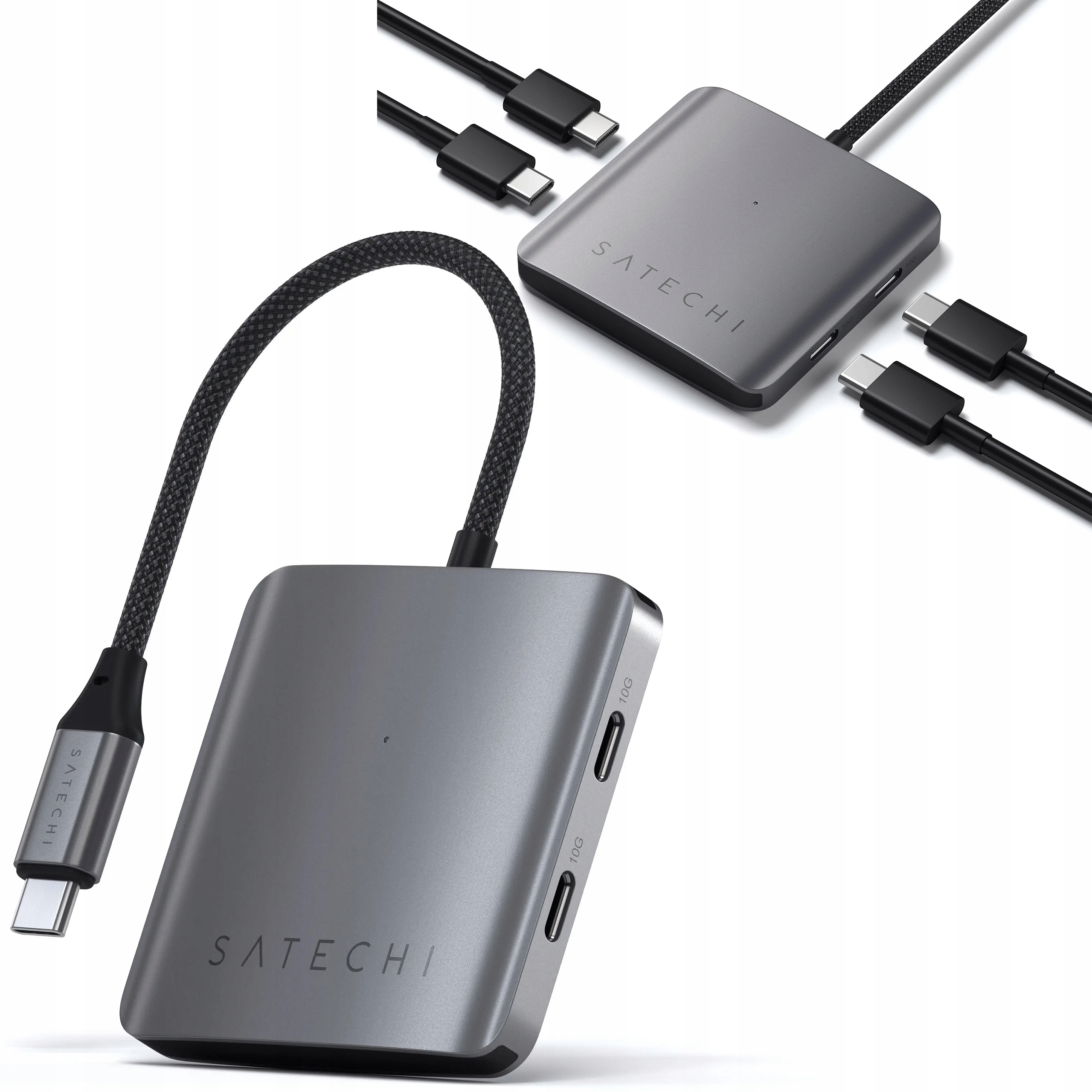 Satechi 4v1 adaptér Usb-c hub na 4x Usb-c 100W 10Gbps adaptér