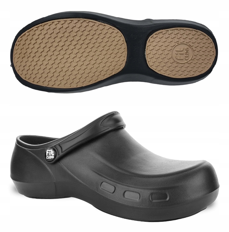 

Klapki Medyczne Kucharskie Męskie FitClog Eva r.46