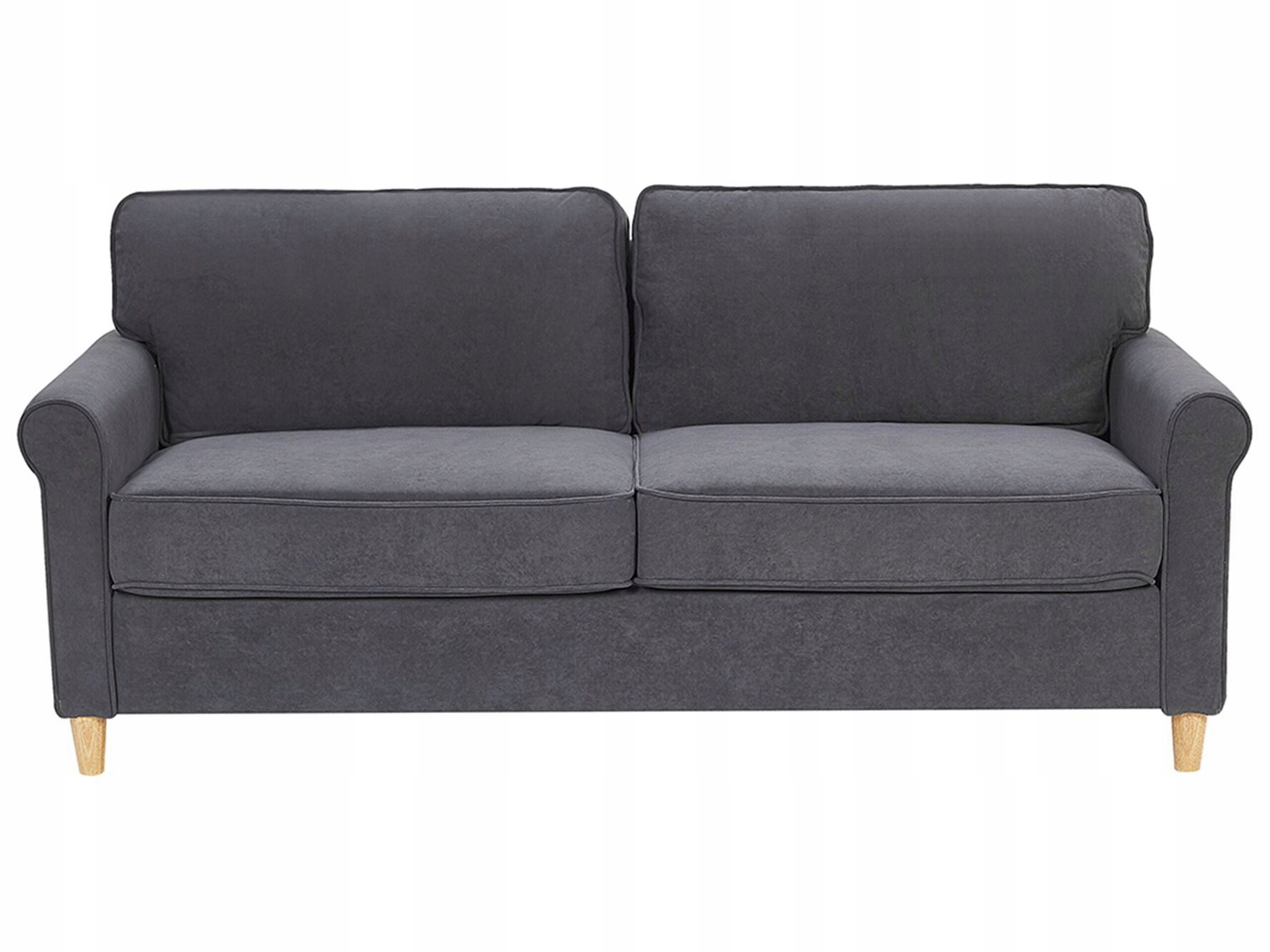 Sofa kanapa 3 osobowa welur szara