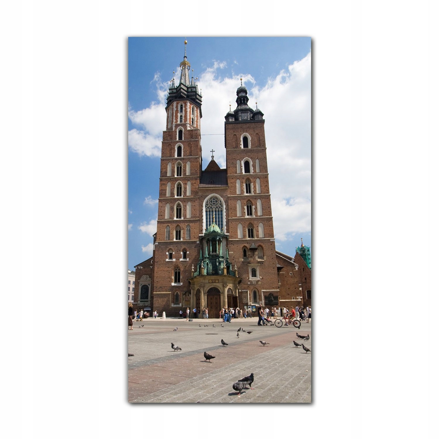 

Obraz na szkle do sypialni 60x120 Kościół Mariacki