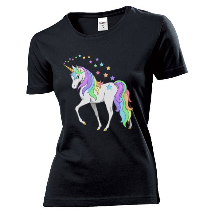 

Koszulka damska Unicorn jednorożec gwiazdki XXL