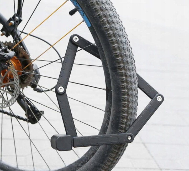 SKŁADANE ZAPIĘCIE ROWEROWE BLOKADA ROWEROWA STAL
