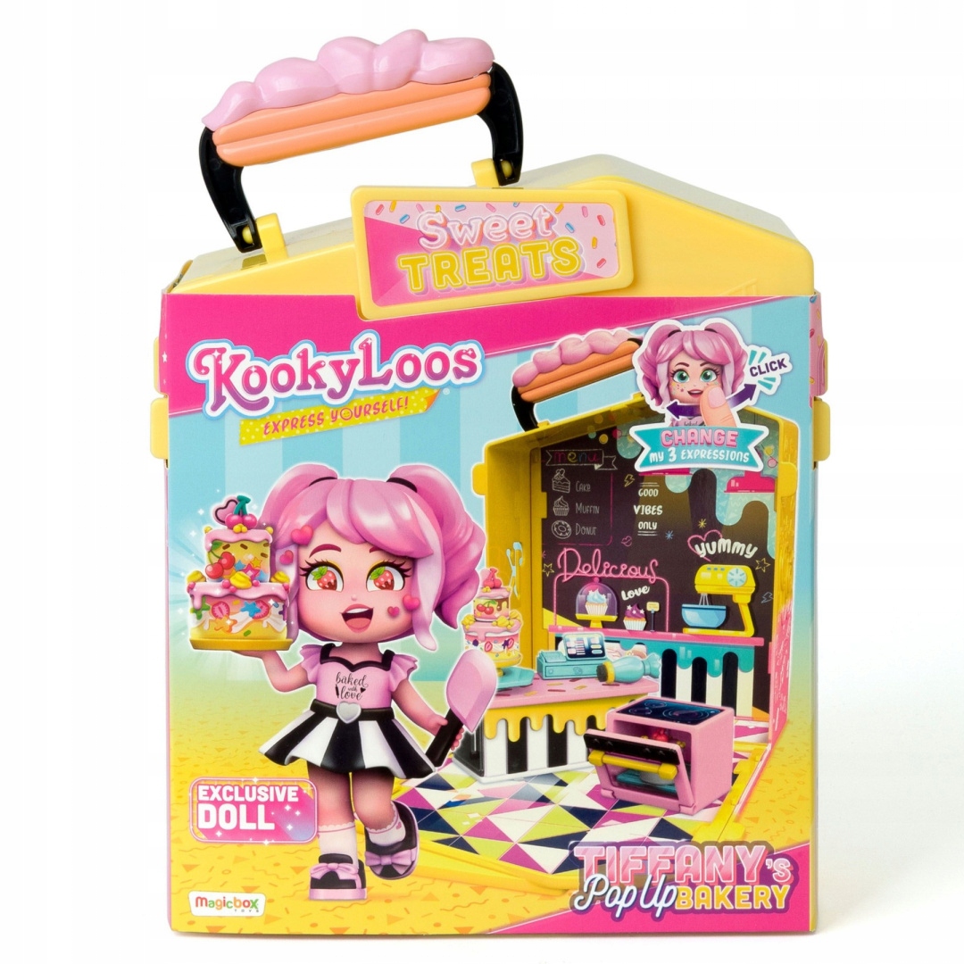 

Kookyloos 2 Zestaw Cukiernia Lalka Tiffany Bakery