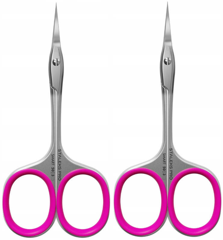 2 x Smart nůžky na kůži SS-50/3 pro střední ruku velikost L Staleks