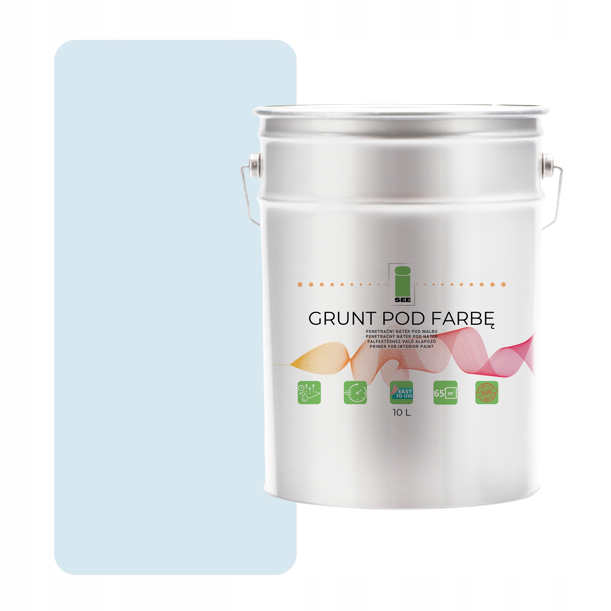 Podkladová Barva Silikonová Fasádní Bílá Lehce Modrá Modrá 10 L