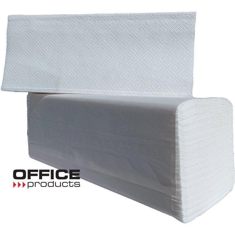 Skládací ručníky Office Products Z-Fold 2w celulóza bílé (20x150) Kancelář