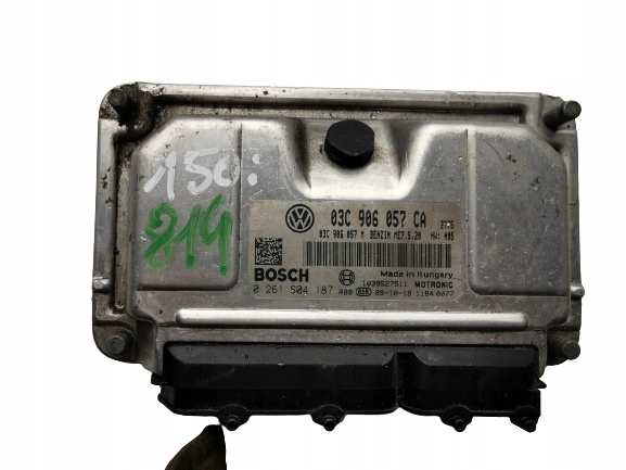 SEAT IBIZA 1.6B 0261S04187 03C906057CA Computer EC
