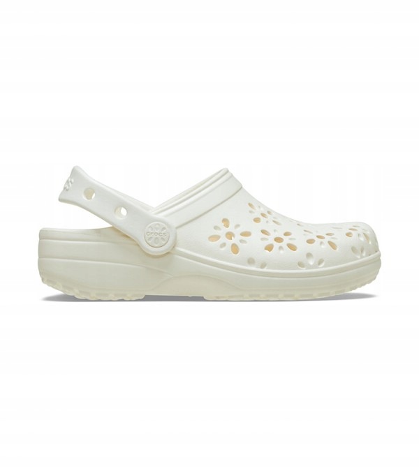 Dámské boty Crocs Classic Floral Cut Out bílá 36-37