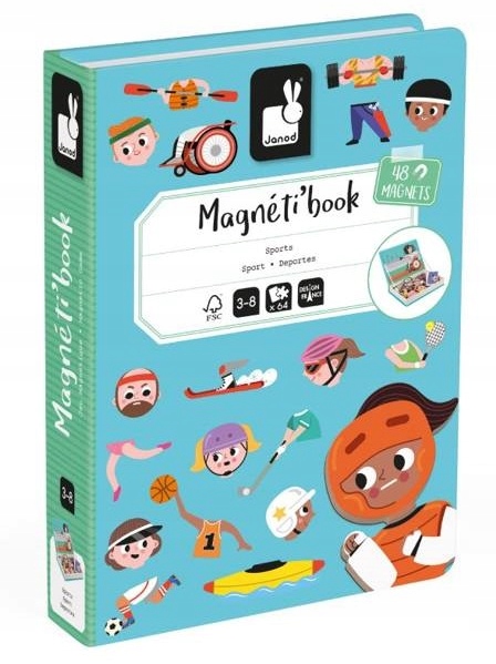 Magnetyczna Układanka MAGNETIBOOK SPORT Janod