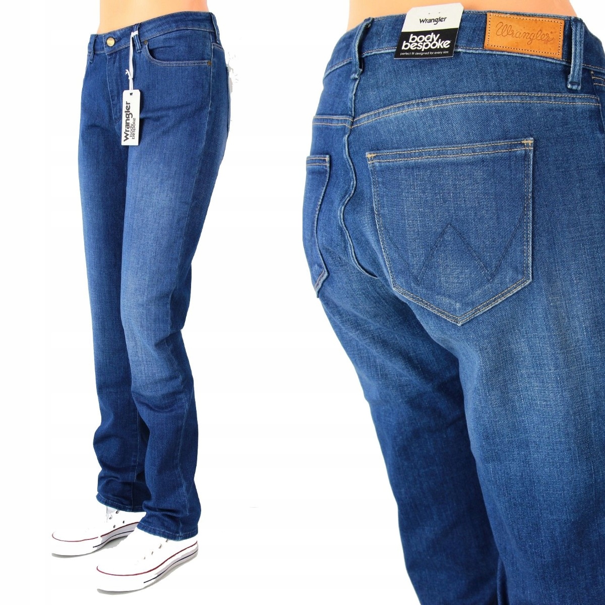 WRANGLER Straight JEANSY PROSTE SPODNIE _ W27 L32