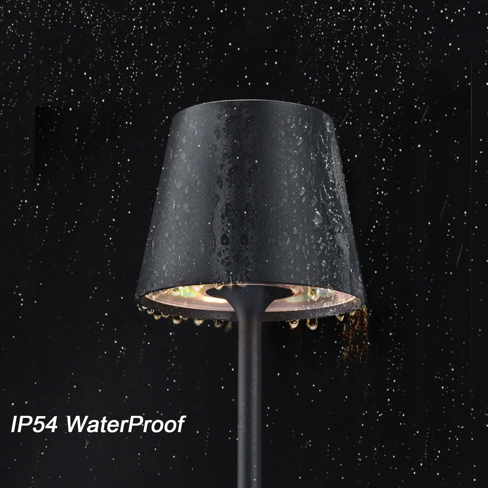 Lampa Stołowa LED Akumulatorowa Wodoodporna Mini USB 27.5cm IP54 K-BRIGHT — miniatura 5