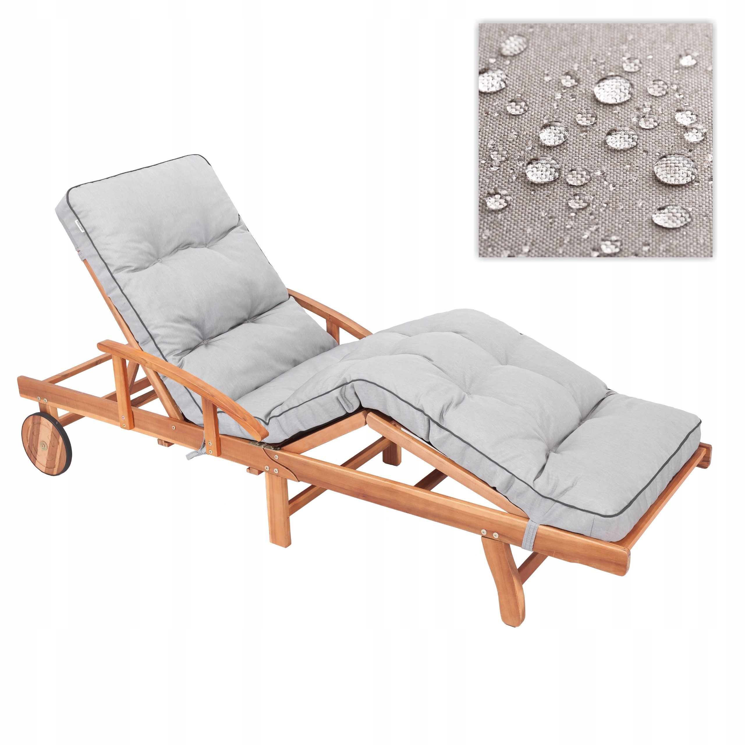 Poduszka Na Leżak Ogrodowy długi, Poducha wodoodporna na fotel ławkę 200x55