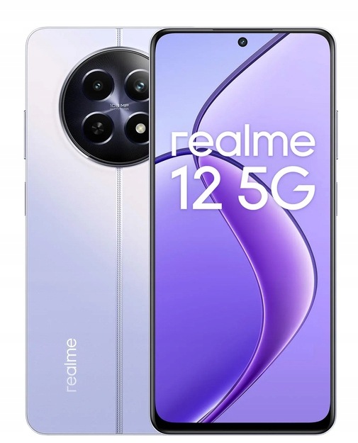 Realme 12 8/256GB 5G Ds 120Hz 50Mpix Purple Hidrogél fólia Ingyenes szállítás