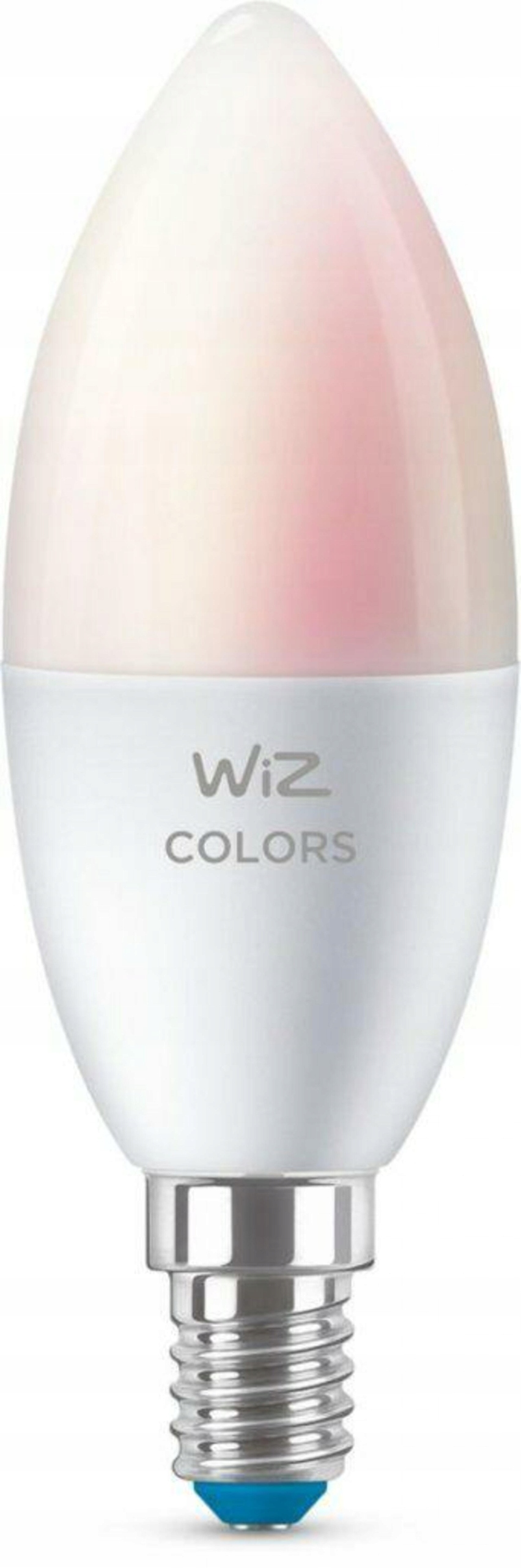 WiZ Set 2x Led žárovka E14 C37 Candle 4,9W (40W) 470lm 2700-6500K Rgb IP20,