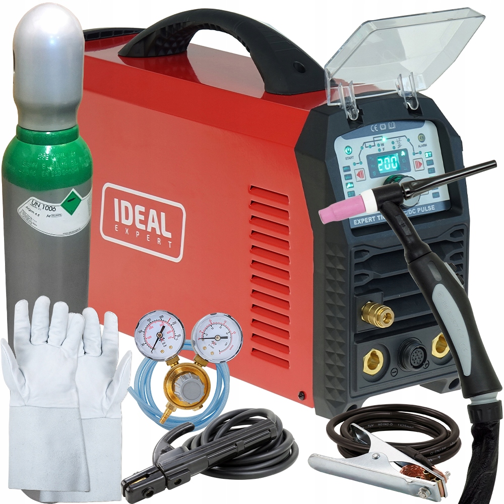 ІНВЕРТОРНИЙ ЗВАРЮВАЛЬНИЙ АПАРАТ EXPERT 220A TIG ACDC + КОМПЛЕКТ