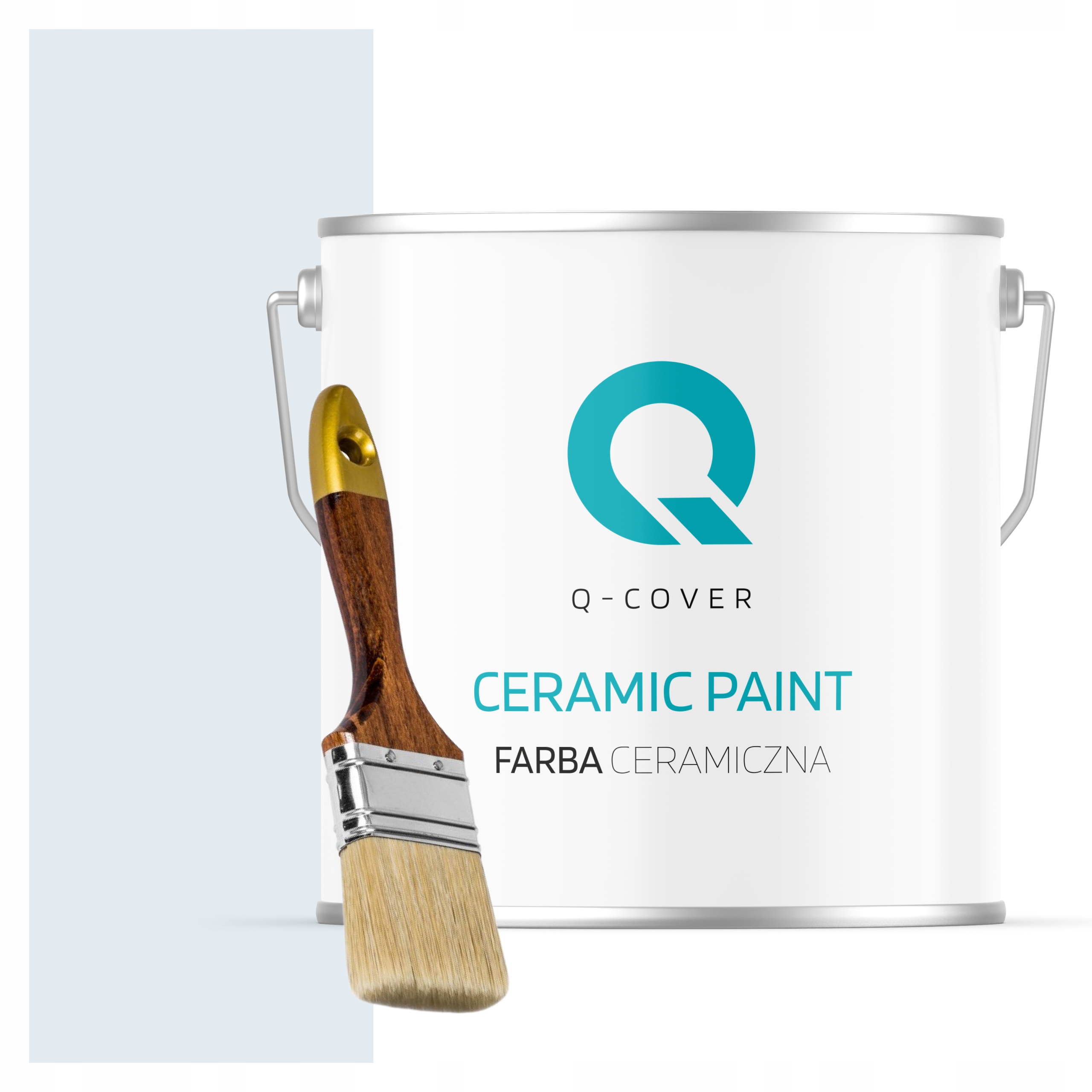 Keramická Farba Na Stenu Biela Zlomená V Modrej H0179 5L Mat Štetec Zadarmo