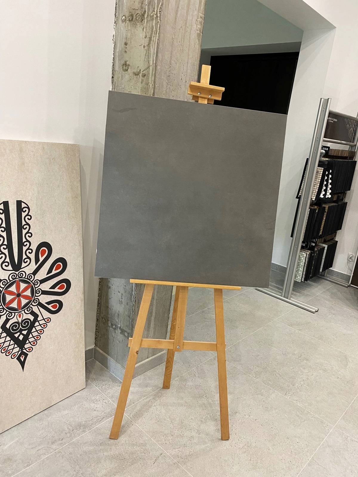 gres płytka szara beton 80x80 gpt Kolekcja home