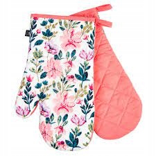 

Komplet 2X Rękawice Kuchenne 19X30 Dalia Kwaiaty