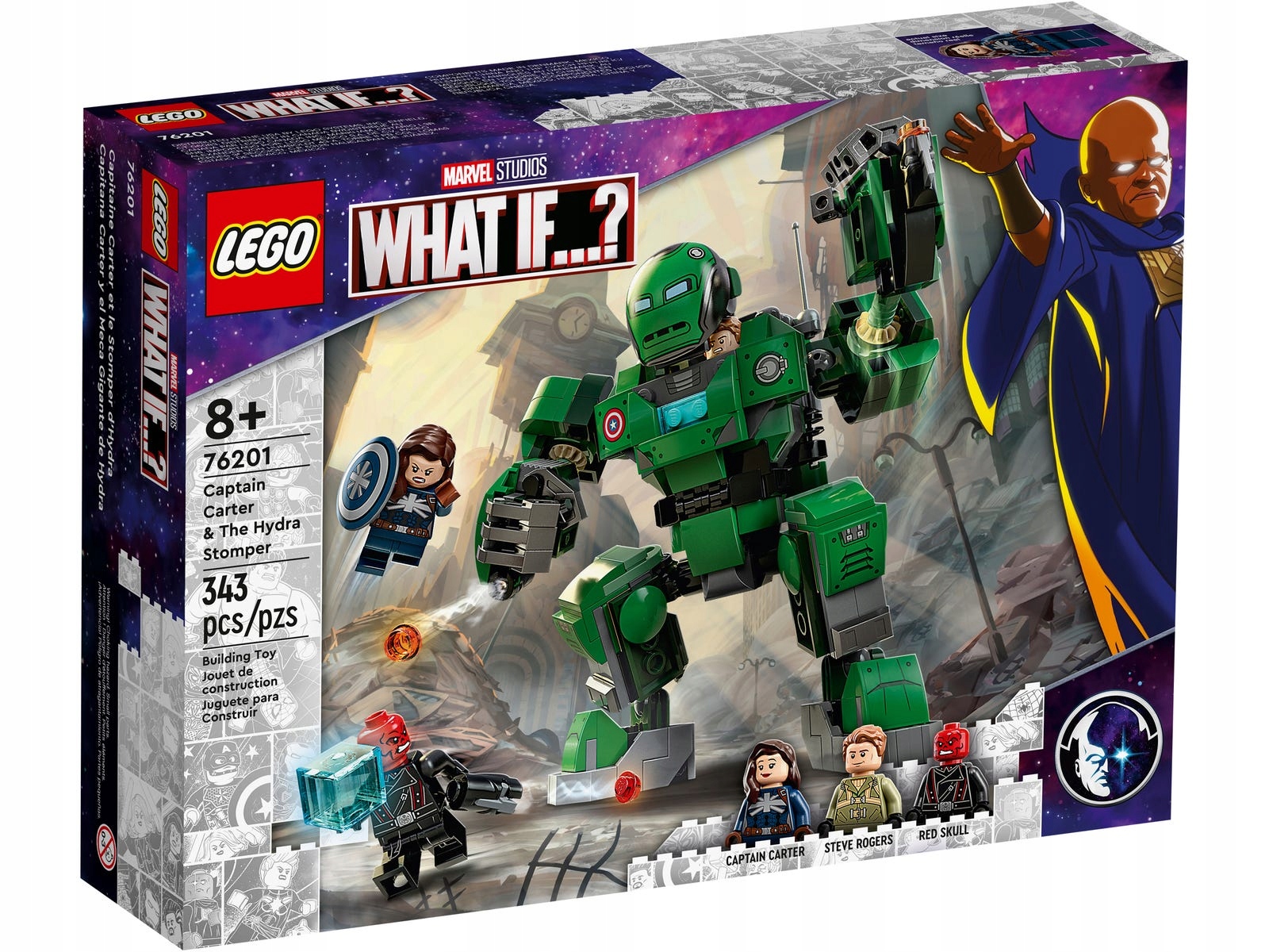 Lego Marvel 76201 Kapitan Carter i Niszczyciel Hydry