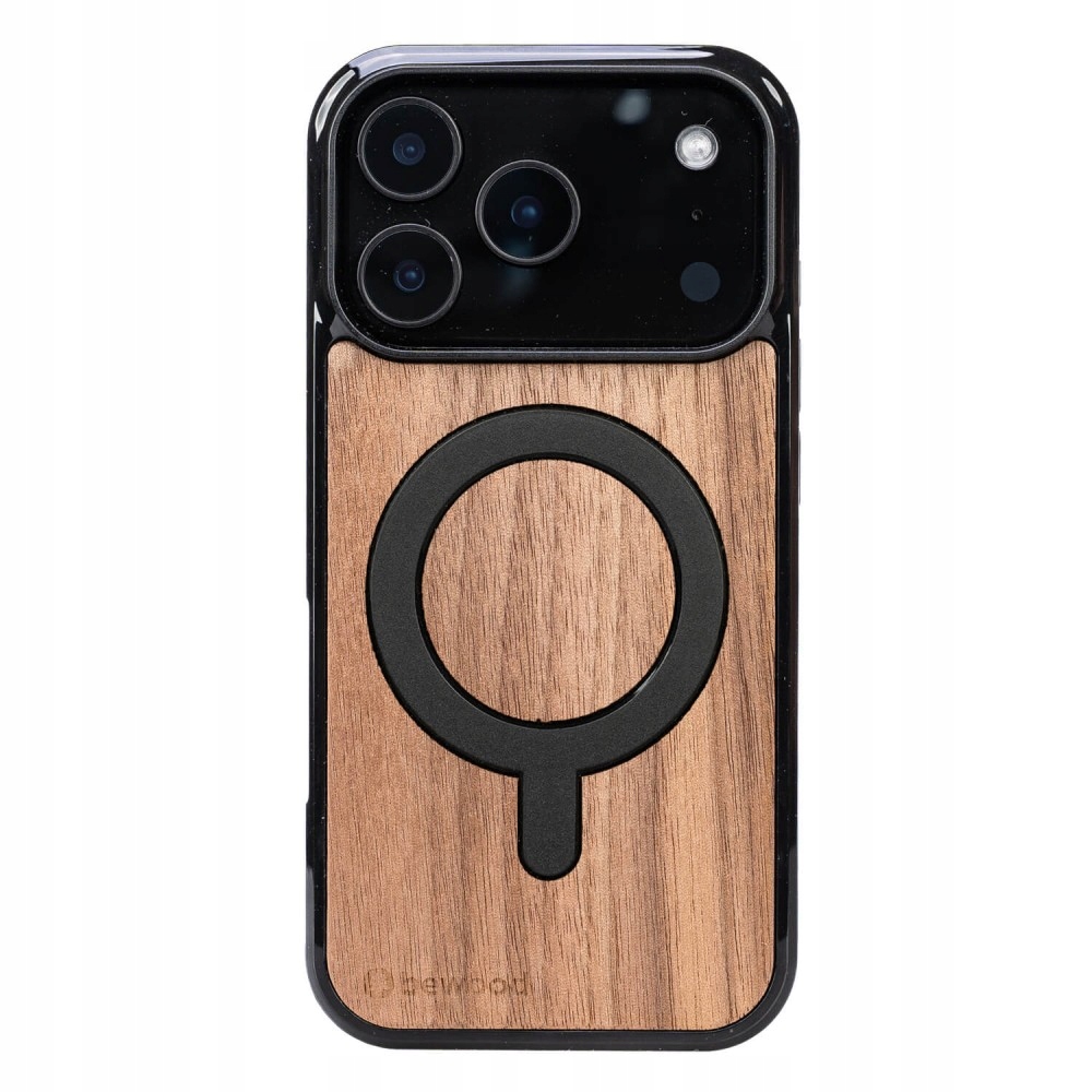 Drewniane Etui Bewood do iPhone 17 Pro Orzech Amerykański z MagSafe