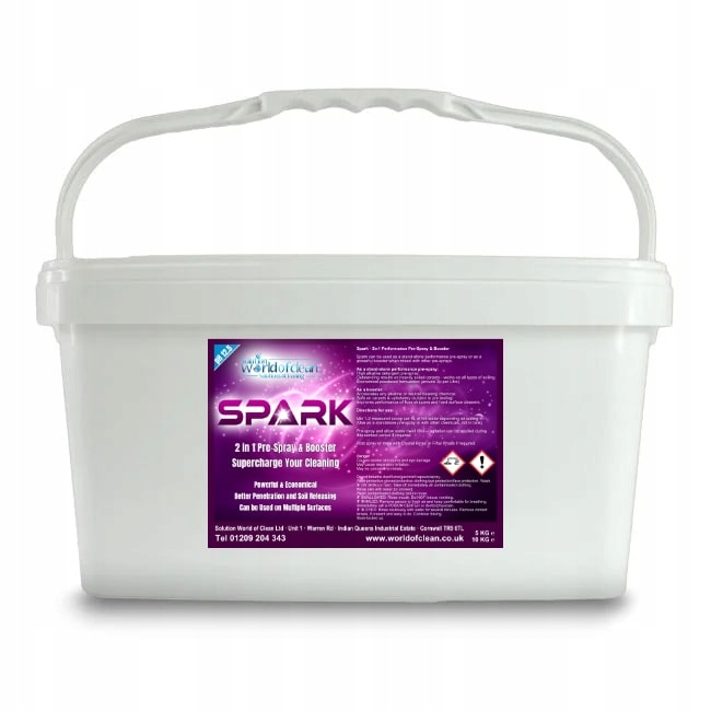 Levně Solution World of Clean Spark 5 kg – 2v1 prespray a posilovač