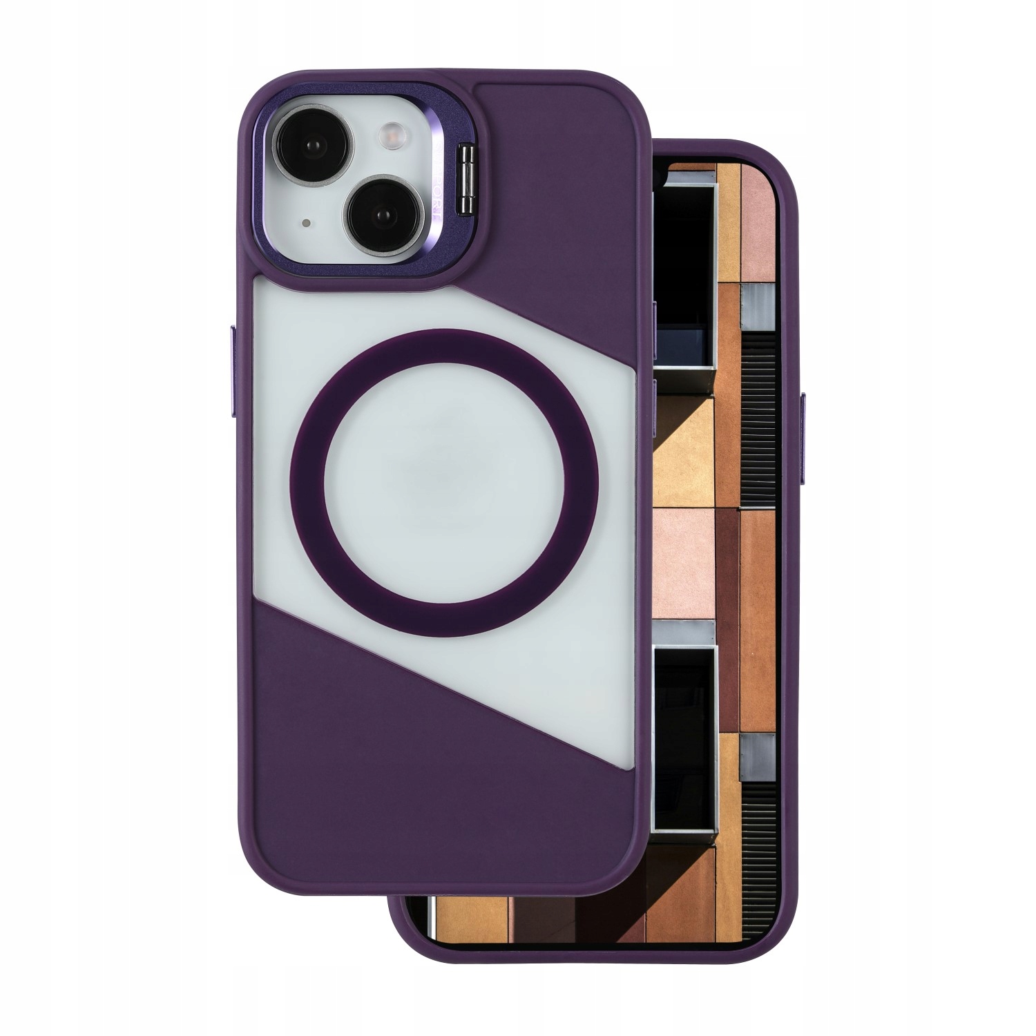 Nakładka Fusion Mag do iPhone 14 Pro 6,1" fioletowa Tfo
