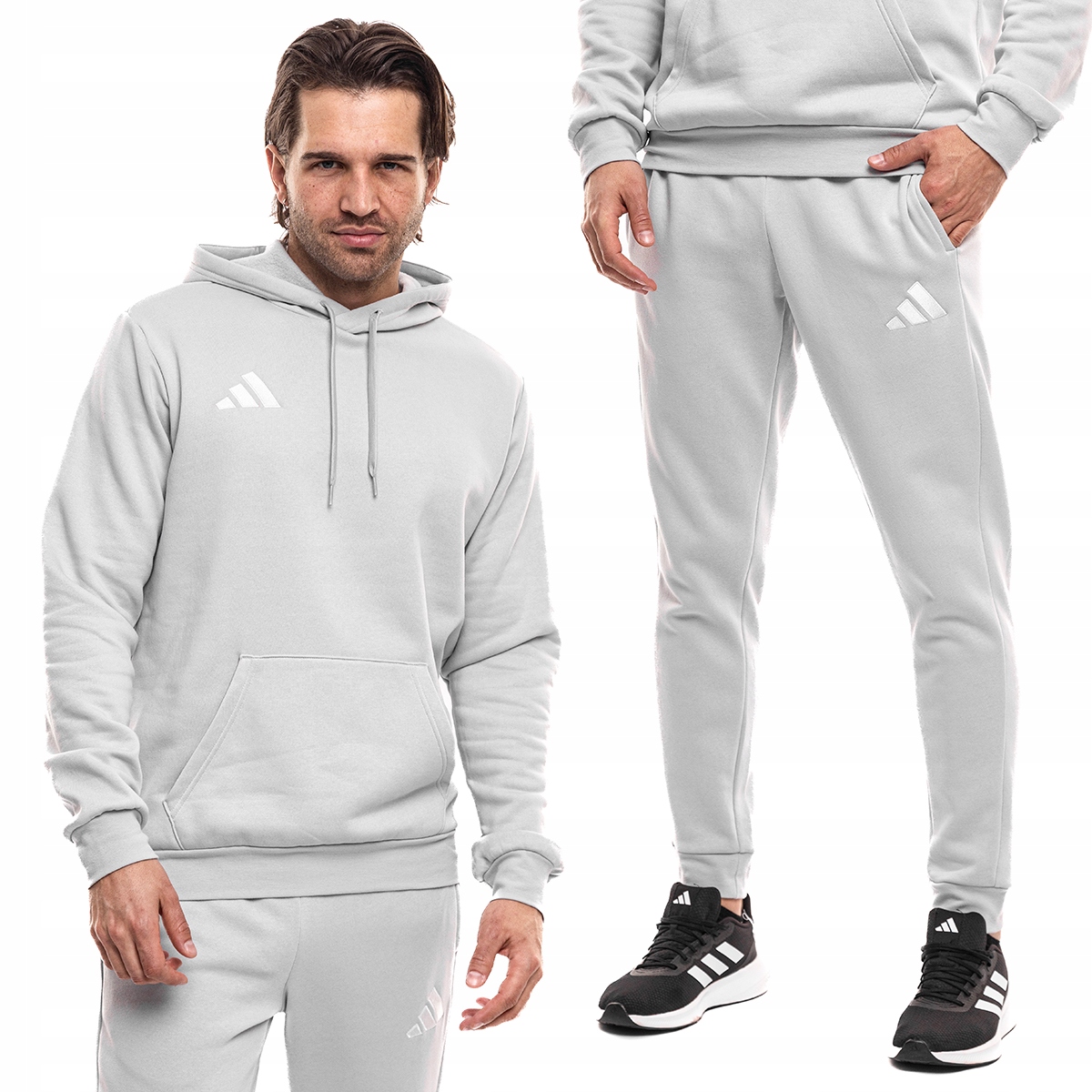 Teplákovka Pánský komplet adidas Entrada 26 Mikina Kalhoty Kapuce Sportovní vel S