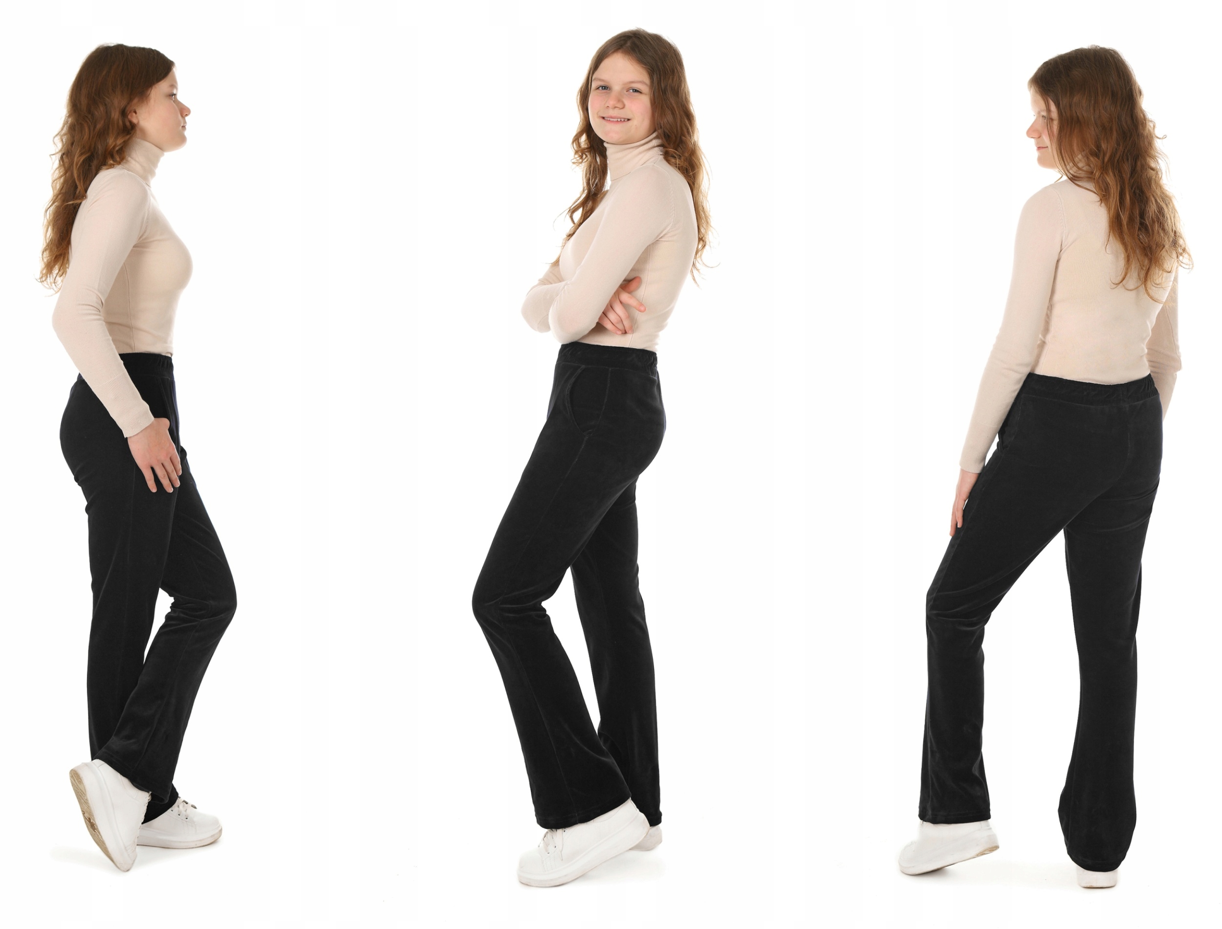 DZWONY WELUROWE Spodnie dresowe SUPER JAKOŚĆ r.152 Wiek dziecka 10 lat +