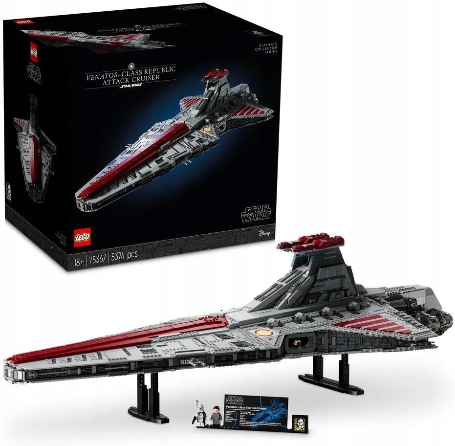 Lego Star Wars 75367 Hvězdný destruktor třídy Venator Ucs Star Wars