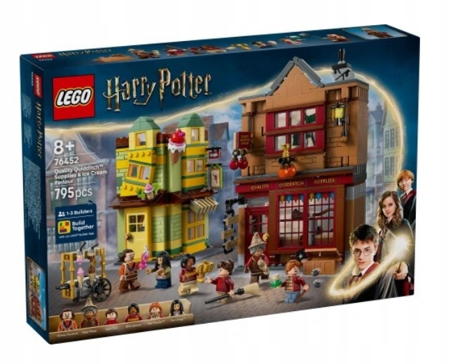 Lego 76452 Harry Potter – Značkové Vybavení Pro Quidditch A Zmrzlinárnu