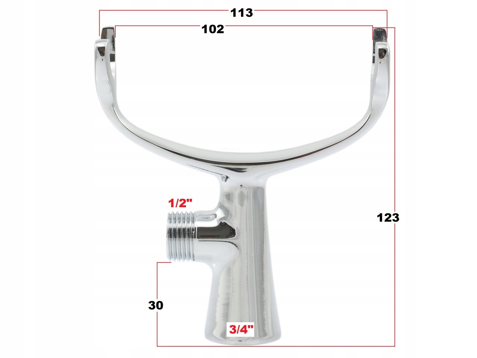 Widełki baterii wannowej podwójne Kod producenta 801786