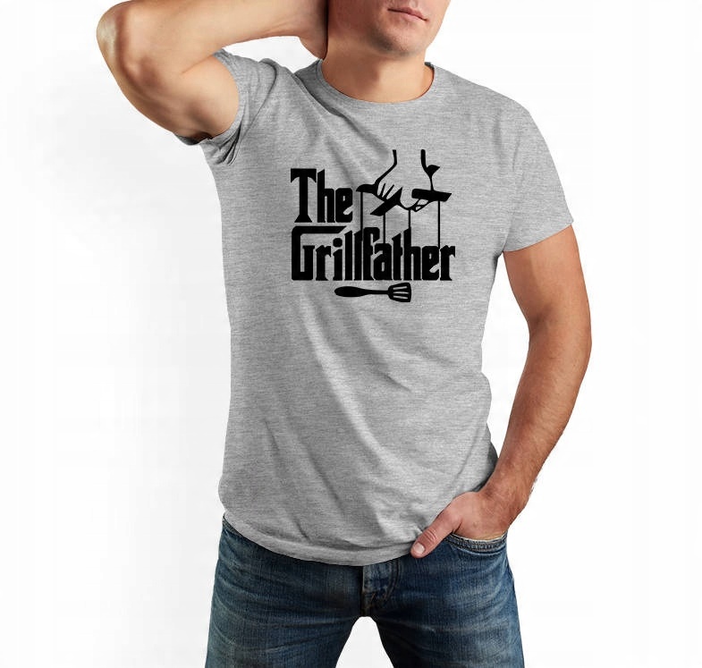 

Koszulka męska The Grillfather tshirt na grill S