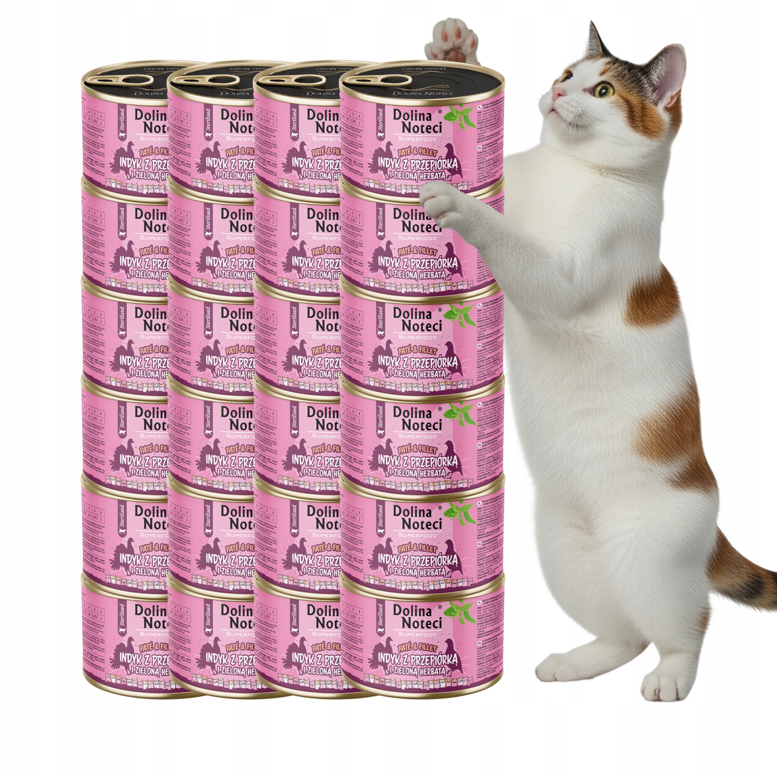 Levně Dolina Noteci Superfood filé pro kočky s krůta 24 x 185 g