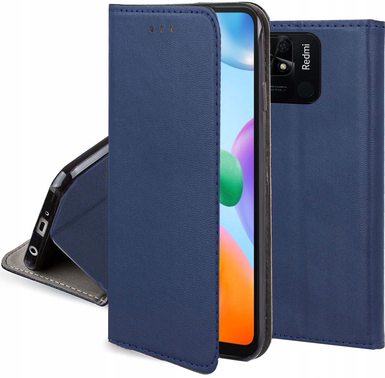 

Etui Magnetic Smart +szkło do Xiaomi Redmi 10C