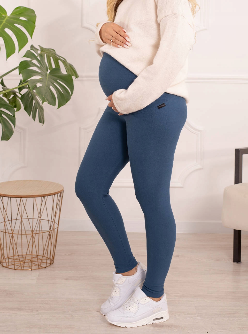 LEGGINSY CIĄŻOWE OCIEPLANE ZIMA GRUBE GETRY XXL Płeć kobieta
