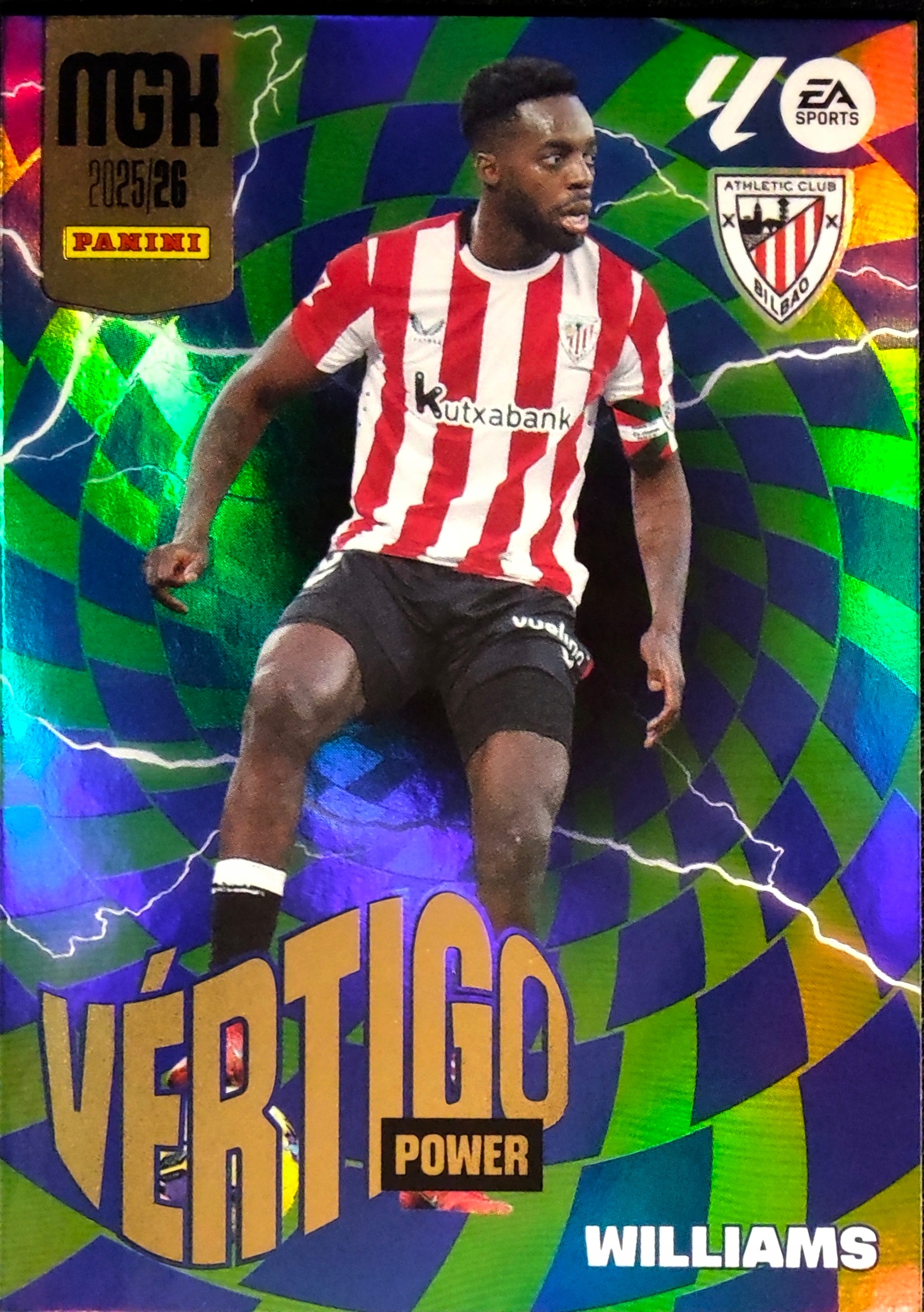 Panini Megacracks 2025-2026 Vertigo Power P386 Inaki Williams Athletic