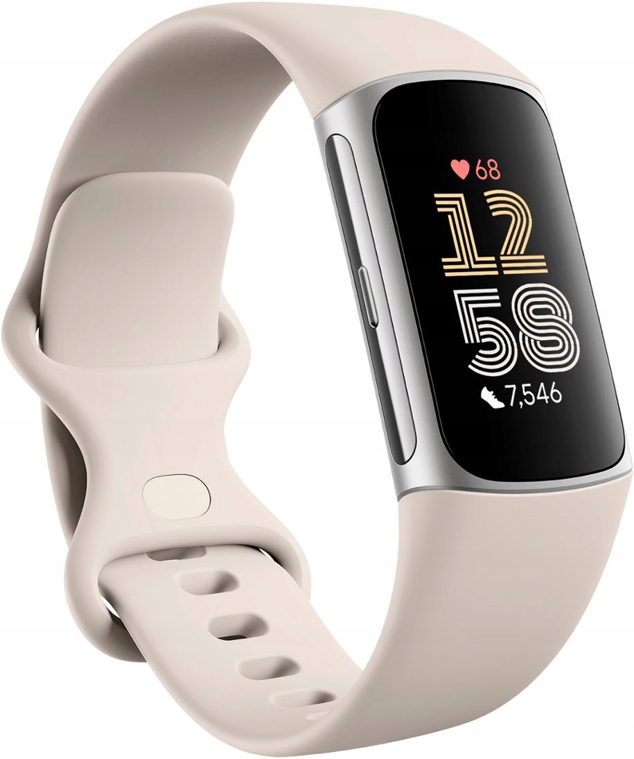 Fitbit Charge 6 Porcelanowy / Srebrny